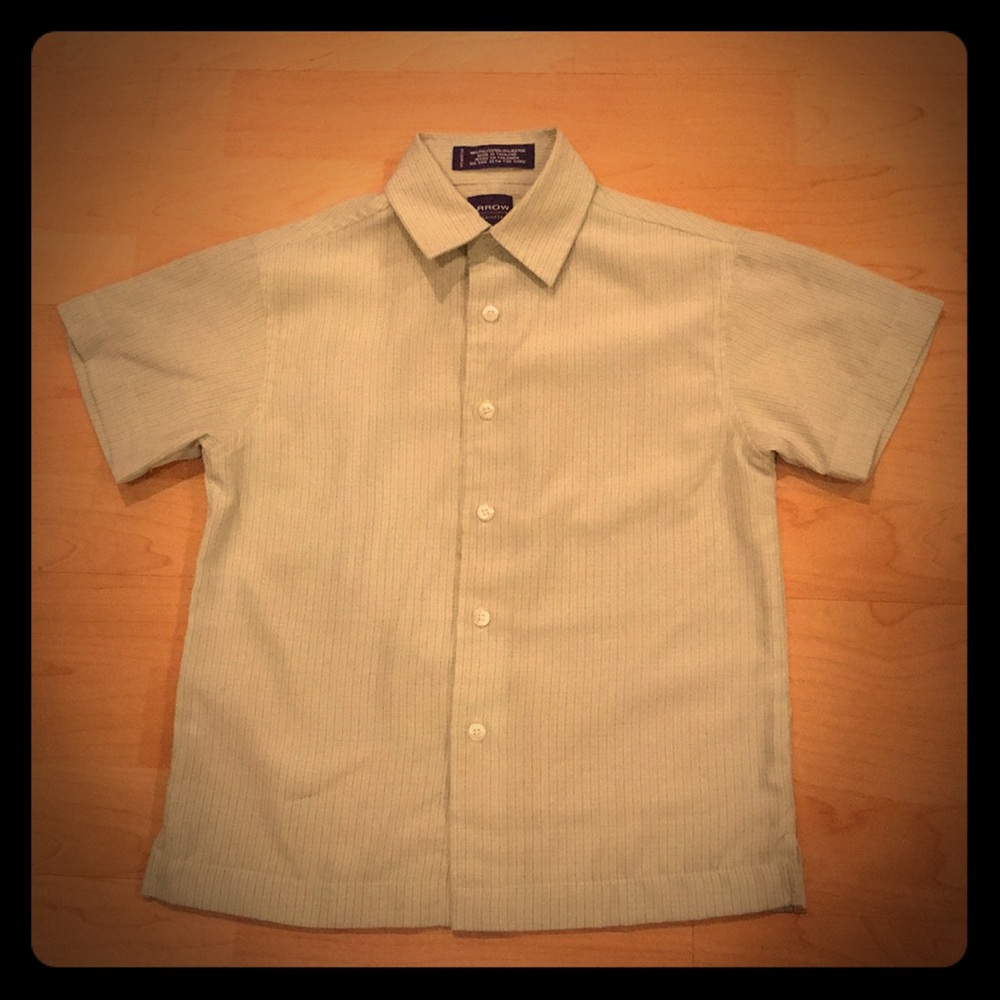 ARROW Short Sleeves Polo Shirt, Lime Green, EUC